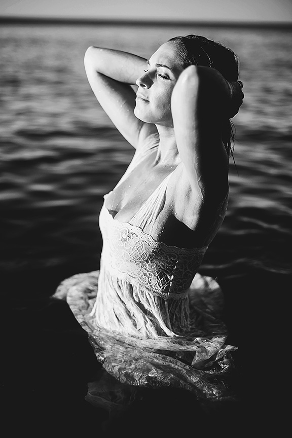 Mariel - Bridal Boudoir natural light portrait NYC - Andreea B.