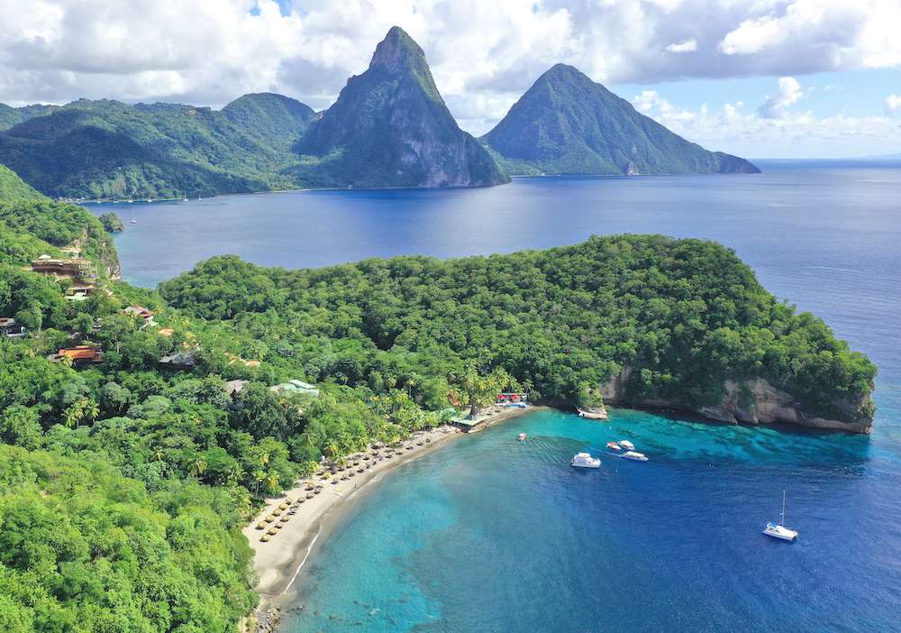 Anse Chastanet Aerial
