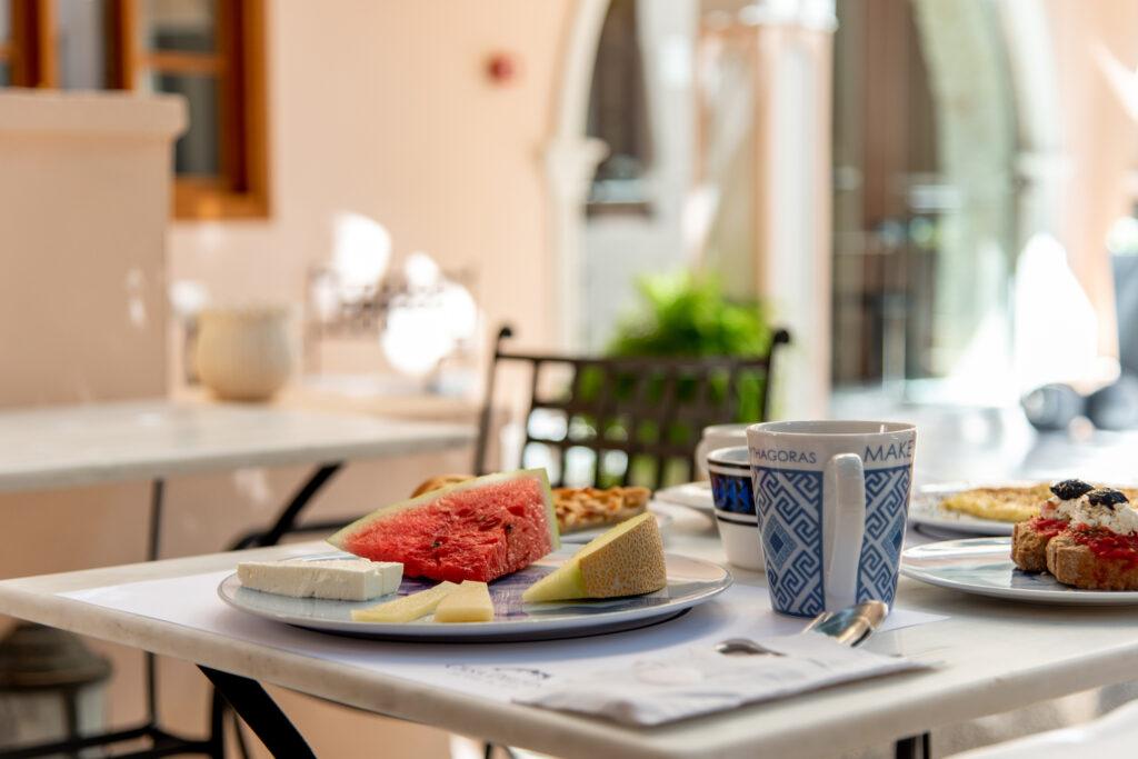 Casa Delfino breakfast