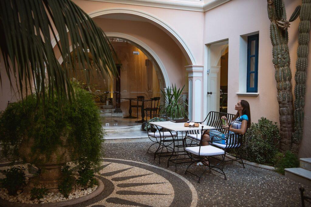 Casa Delfino courtyard