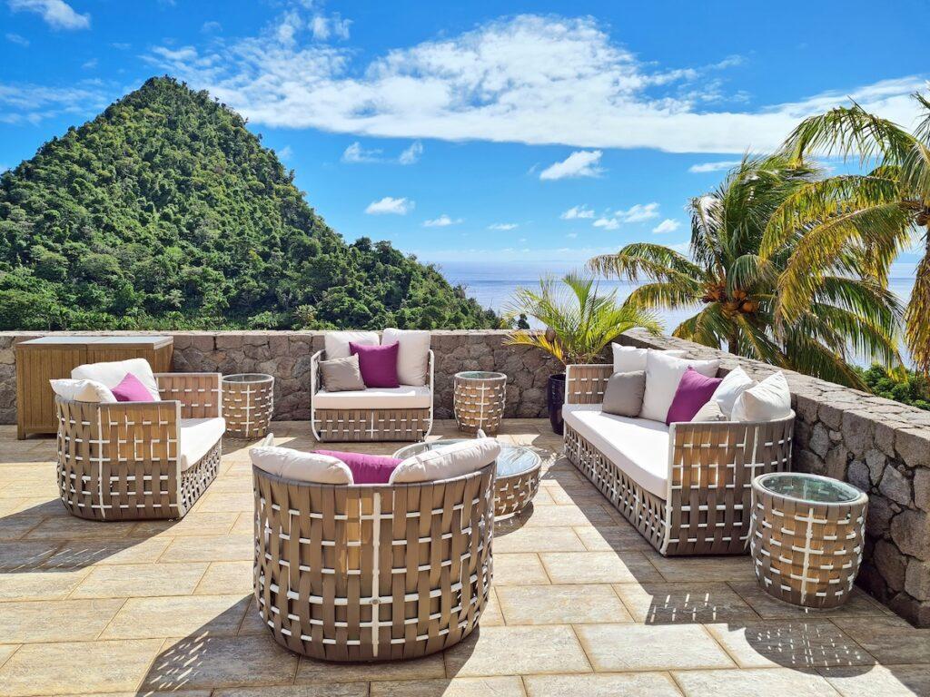 view from Coulibri Ridge in Dominica