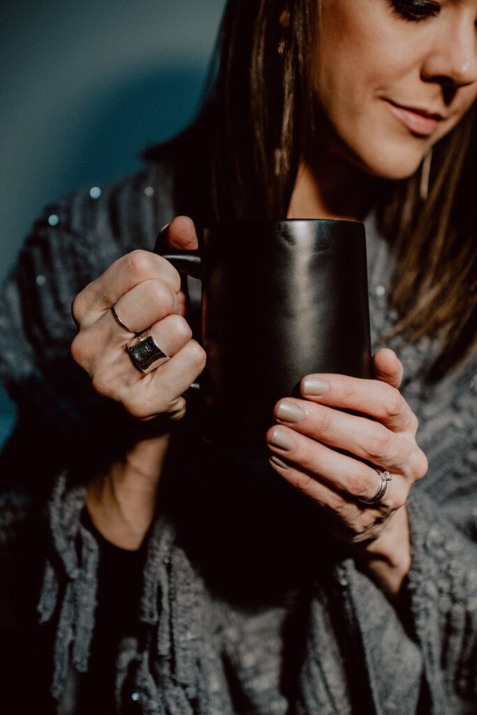 drinking tea