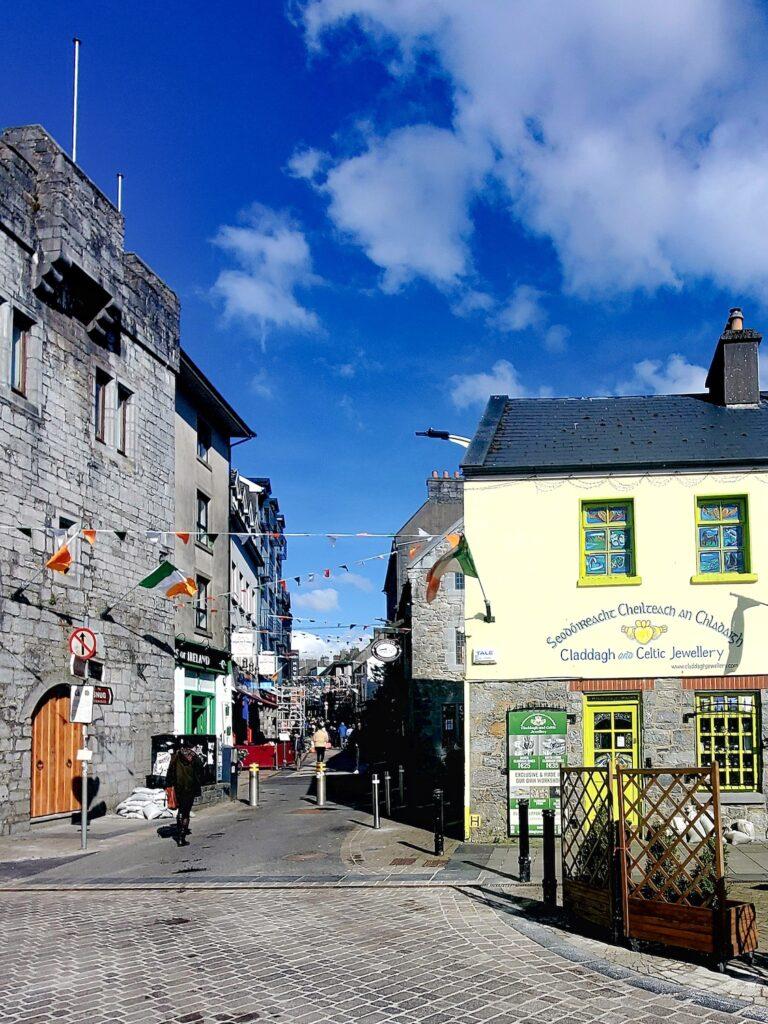 entrance to quay street in galway, ireland