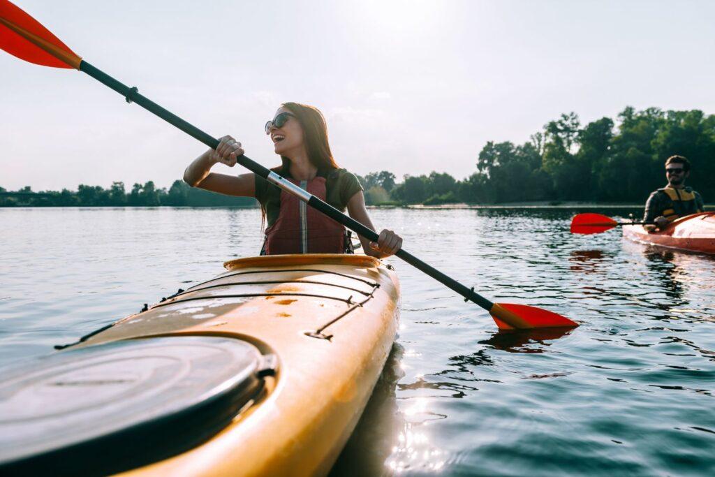 kayaking on a fitcation
