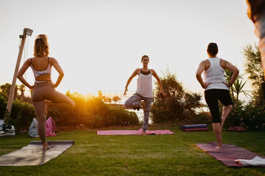 yoga on retreat
