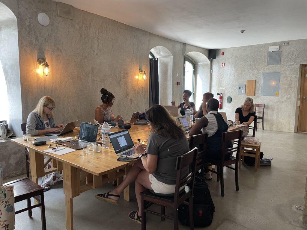 co-living and working group in Lisbon