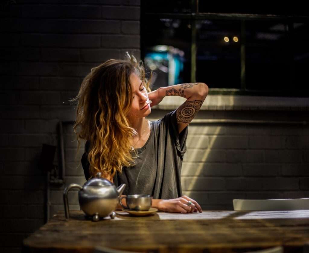 woman managing money trauma