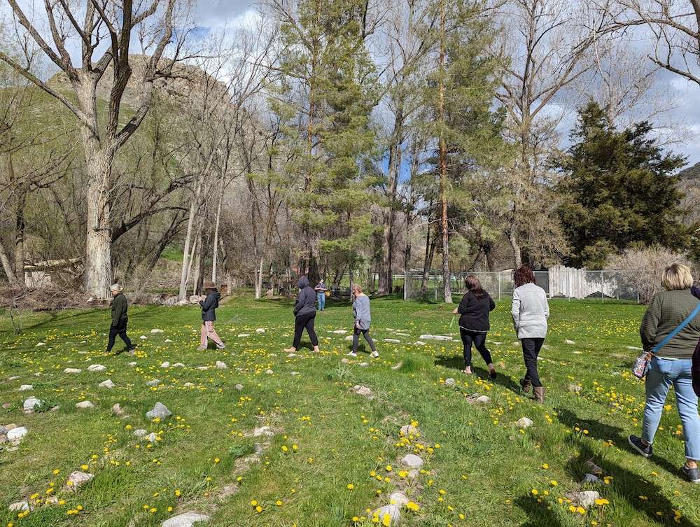 Labyrinth at Lava Hot Springs in Idaho