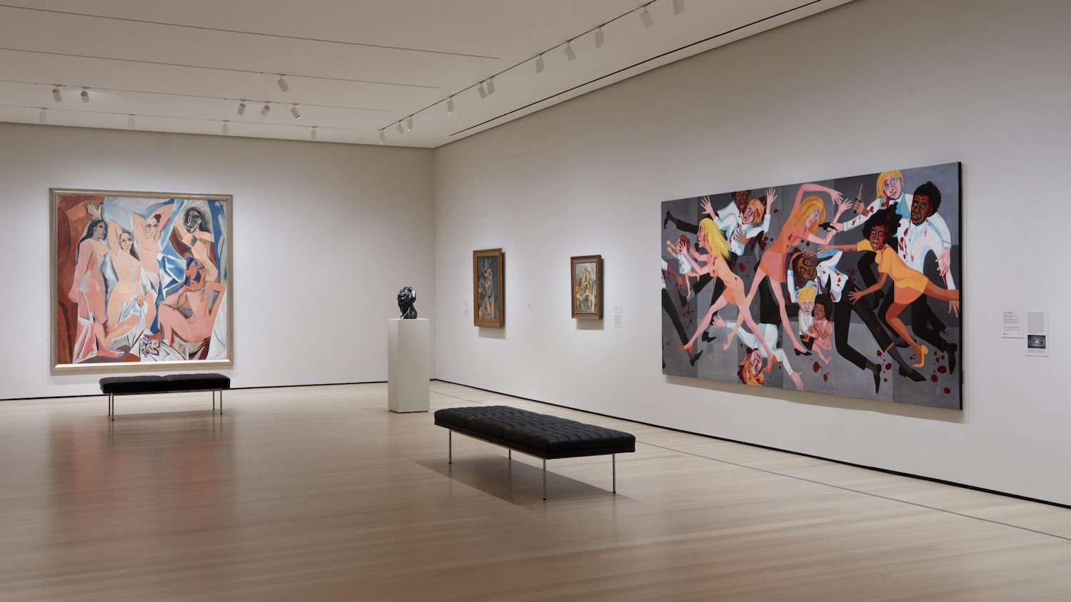 Installation view of Around Les Demoiselles d’Avignon (Gallery 503), The Museum of Modern Art, New York. © 2019 The Museum of Modern Art. Photo: Heidi Bohnenkamp