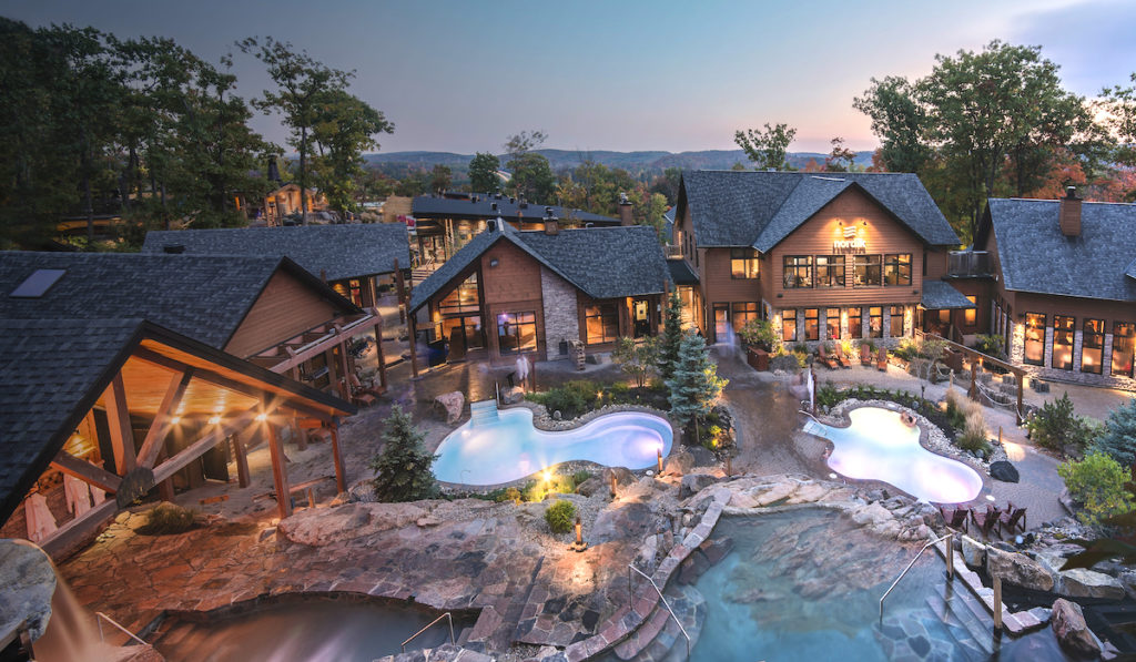 Nordik Spa-Nature is one of the many very unique spas in Quebec