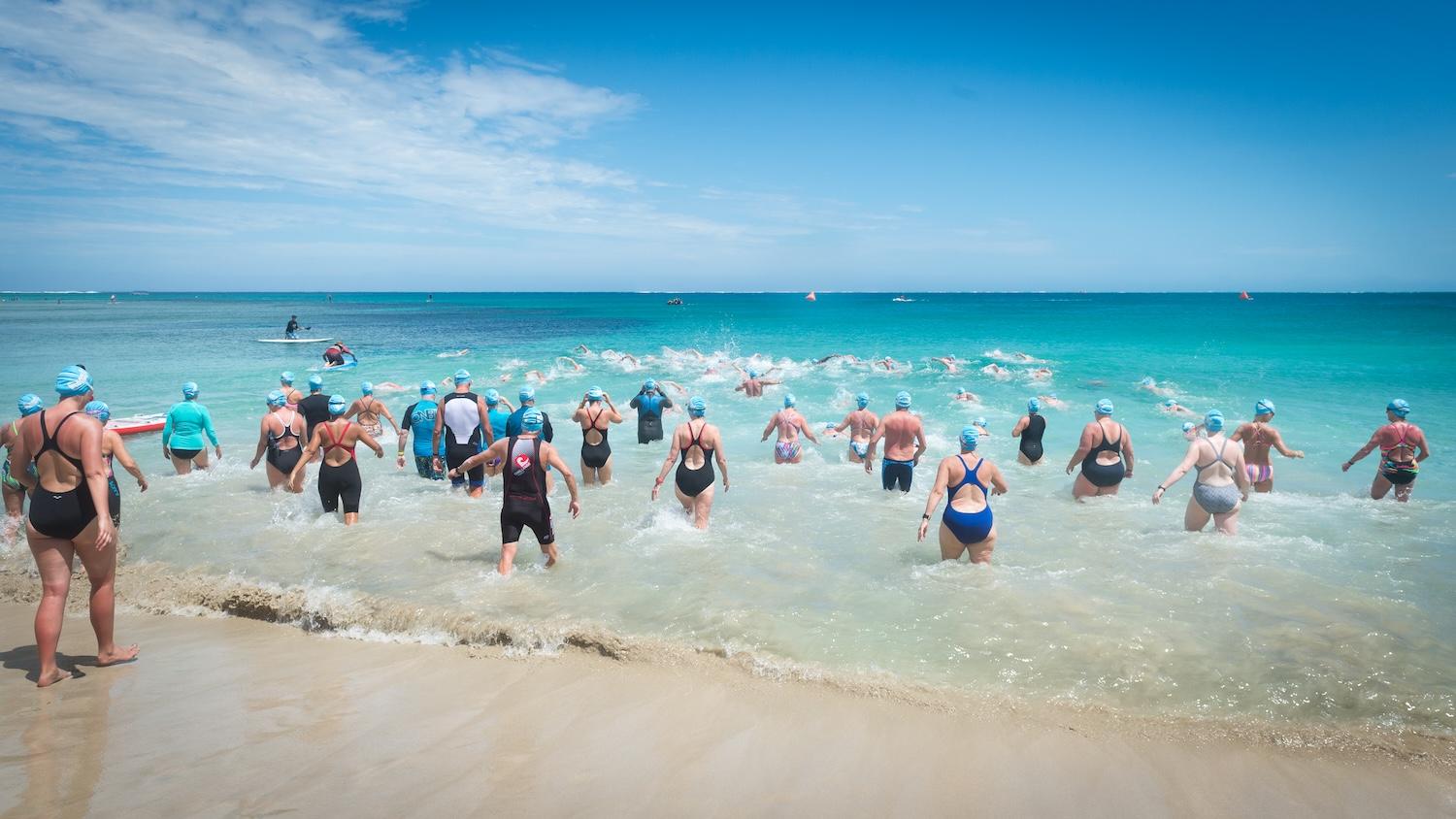 ocean swimming in Fiji