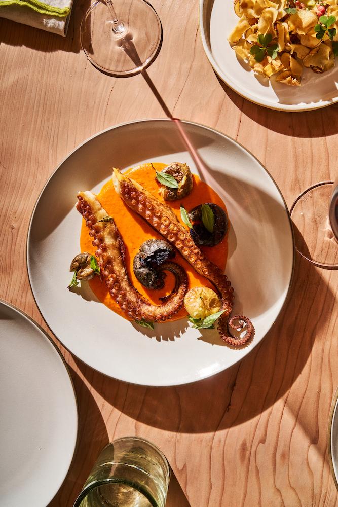 open fire culinary experience at Dawn Ranch