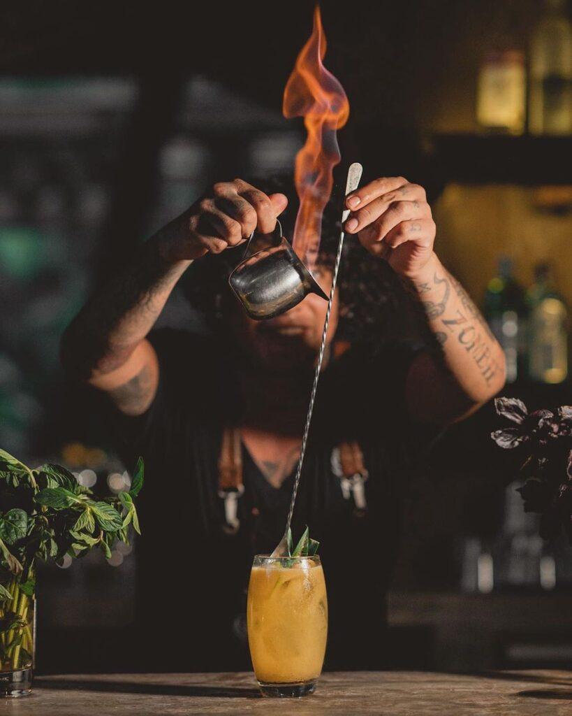 Chef Luis Aguilar at NÜ Restaurant
