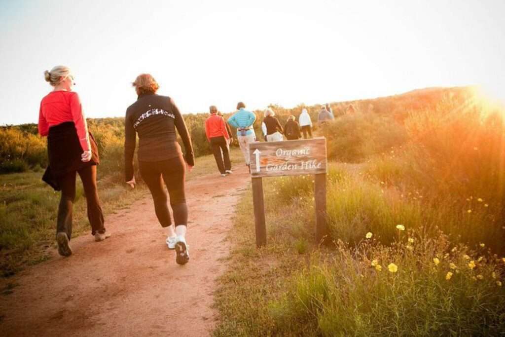 hiking at Rancho La Puerta