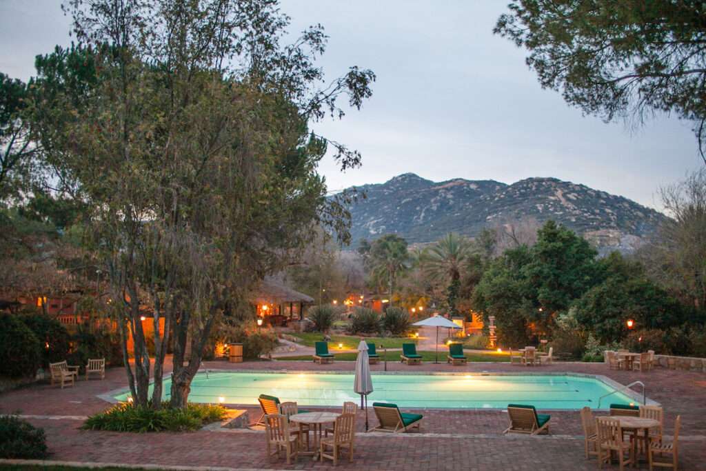 pool at Rancho La Puerta