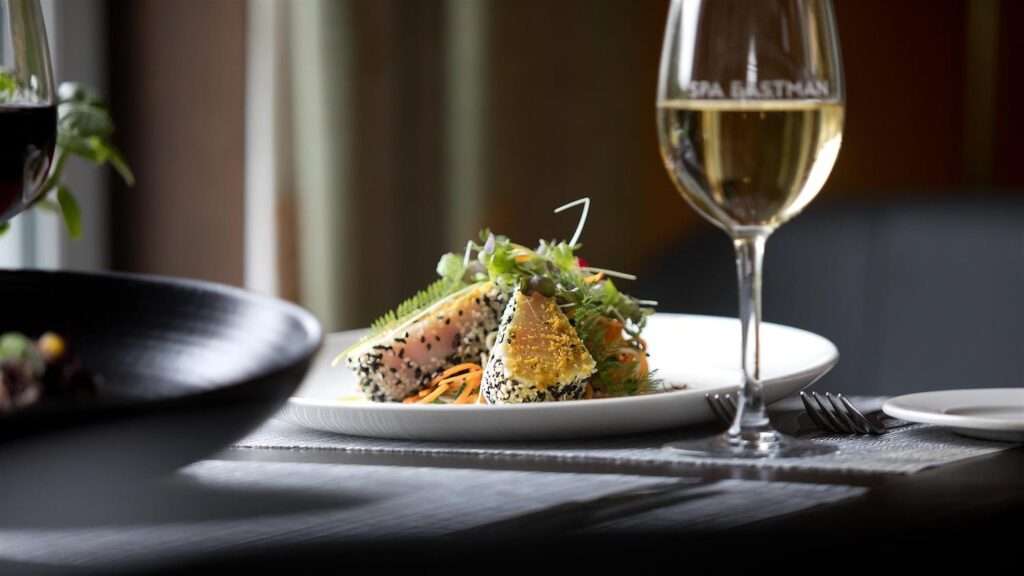 Dining at Spa Eastman's Tonique Cuisine