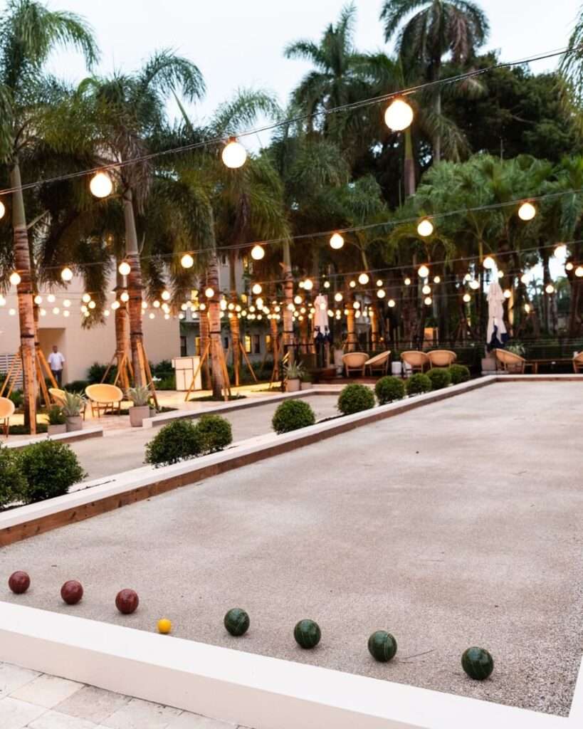 Bocce Court The Boca Raton