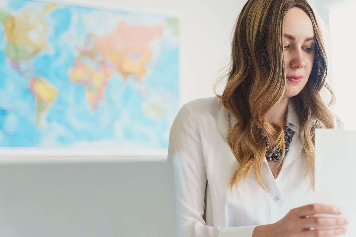 woman purchasing travel insurance in Canada