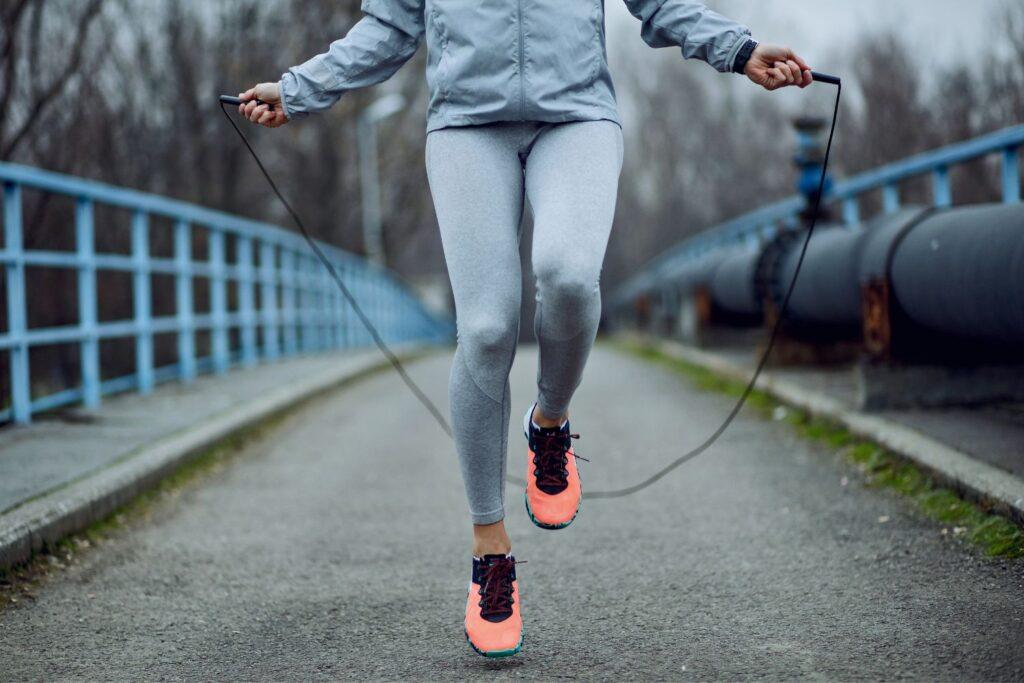 jump rope for a great travel workout