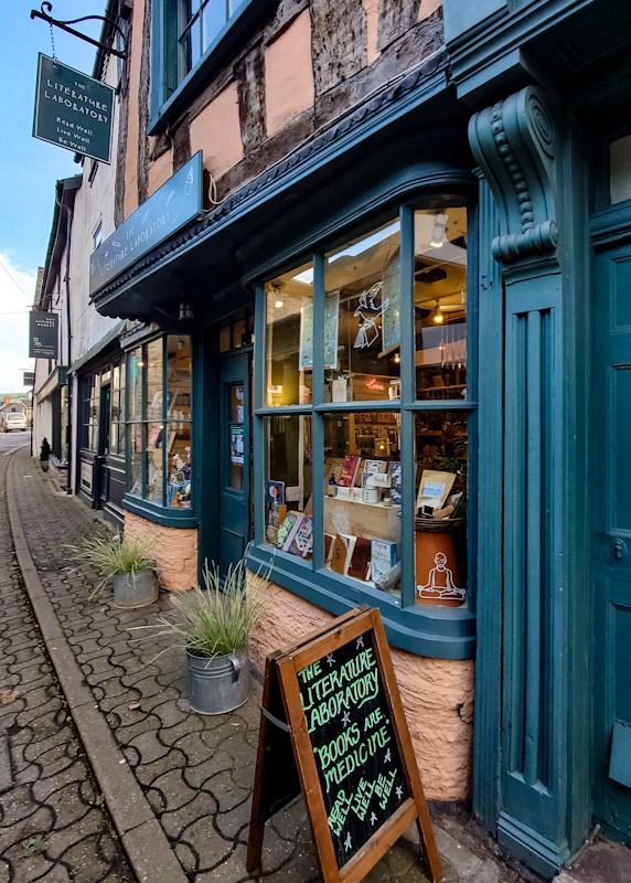 Hay-on-Wye bookshop in Wales