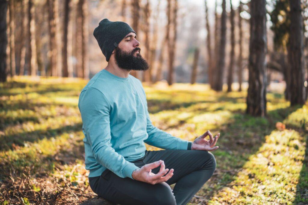 wellness for men includes meditation