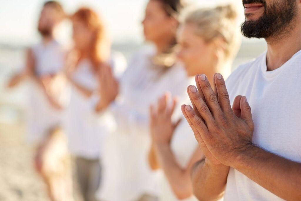 prayer during retreat