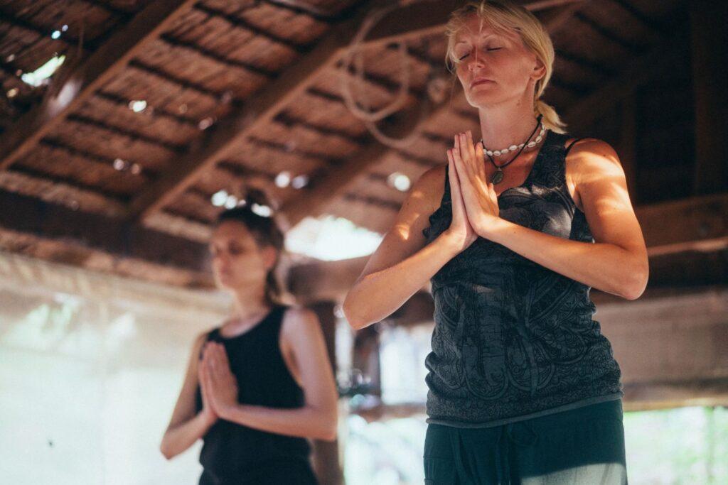 yoga during a Wellness Spa Retreat