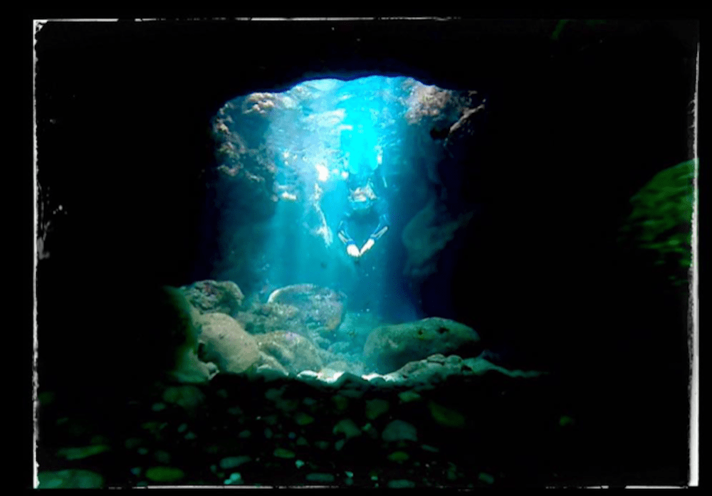 Saba unserwater scenic caves