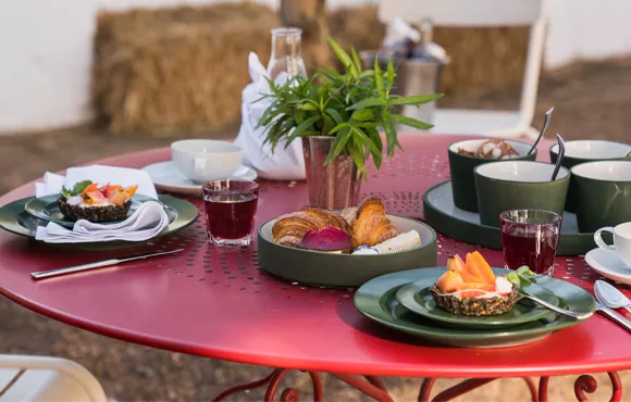 dining at Babylonstoren
